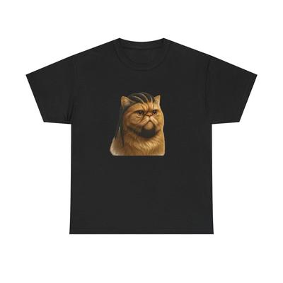 Unisex Adult T Shirt Persian Cat Hip Hop Rapper Funny