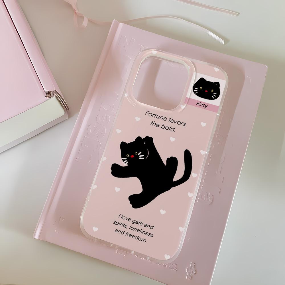 Painted Phone Case for iPhone 12 13 15 16 iPhone 16 12 13 14 15 Pro  14 15 16 Pro Max Coverage Shockproof Anti-Fingerprint Fresh Style Protective Case