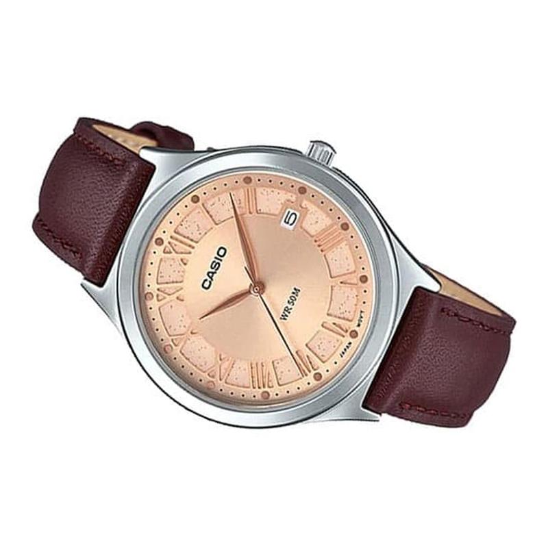 Casio STANDARD series quartz movement Japanese and Korean watches women's watches gold dial LTP-E141L-5A