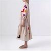 2024 New Autumn/Winter Loose Printed Casual Lantern Sleeve Dress for Women