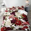 Peony Duvet Cover Sets For Girls Women Quilt Covers Lightweight Down Room Decor Queen Size 2 Pillowcase 1 Duvet Cover No Quilt