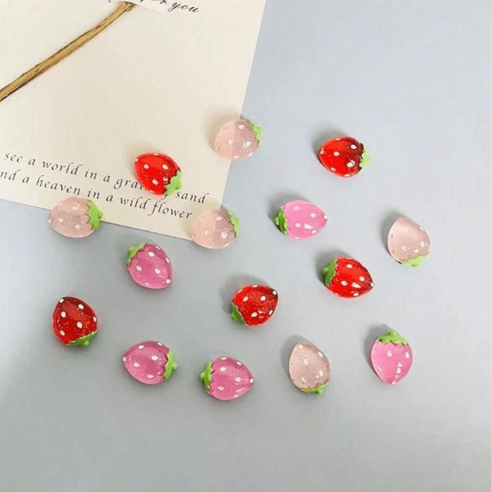 9 buc Magneți Frumoși de Frigider cu Căpșuni, Magneți Decorativi Drăguți, Autocolante Personalizate pentru Frigider, Potrivite Pentru Bucătărie