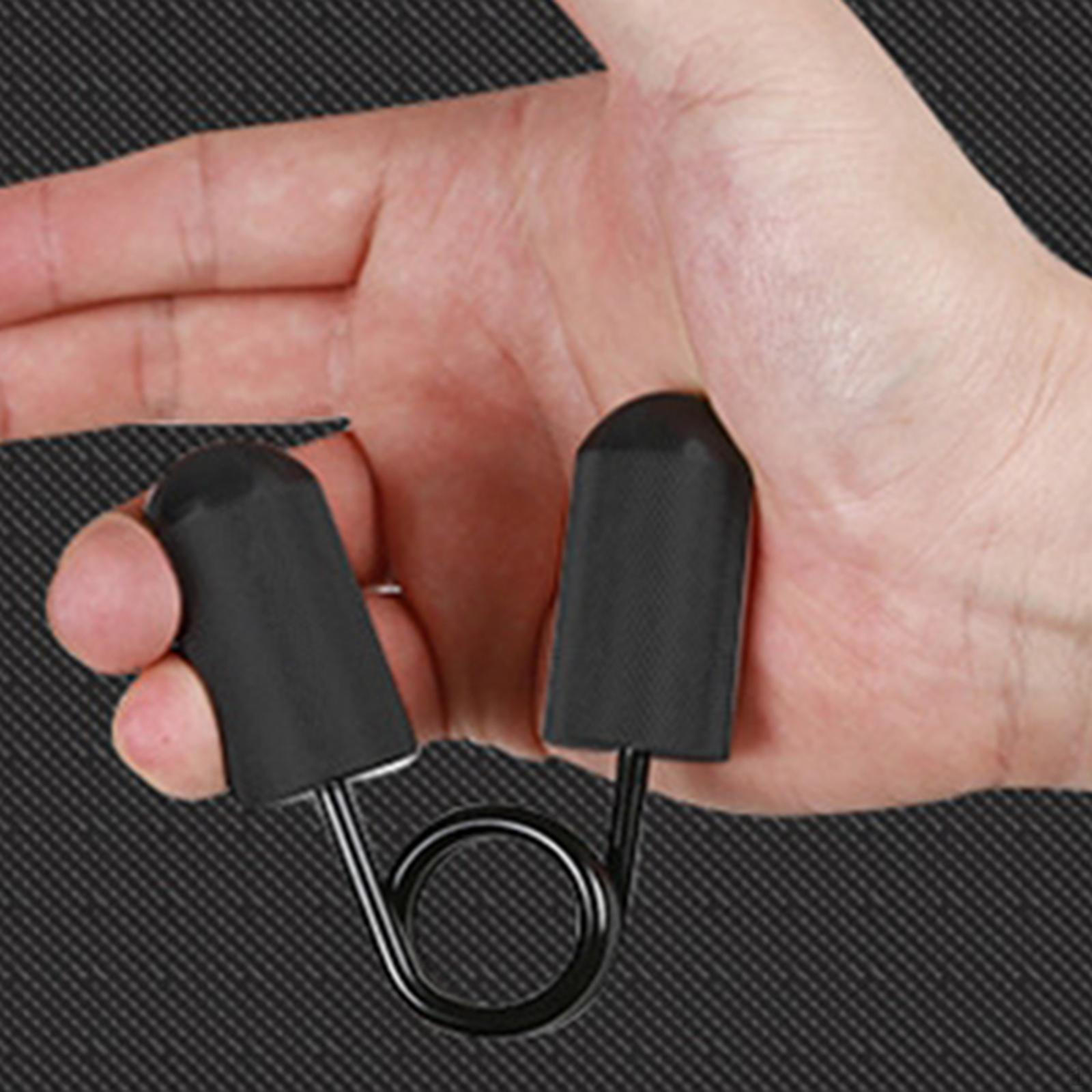 

Hand Grip Strengthener Finger Exerciser Fitness Equipment Forearm Stretcher Black 7.5cm