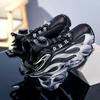 Boys' shoes for spring and autumn2026New leather waterproof children's basketball shoes with soft soles and non-slip features, suitable for running