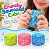 4.4/5.5cm Crunchy Squeezed  Cube Building Blocks TPR Fidget Toy Handmade Ball  Home Decoration