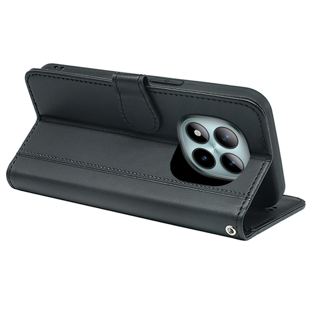 Pro Xiaomi Poco M8 Pro 5G/Redmi Note 15 Pro+ 5G (Globální) Peněženkové pouzdro Magnetické zapínání Kožený kryt na telefon s popruhem