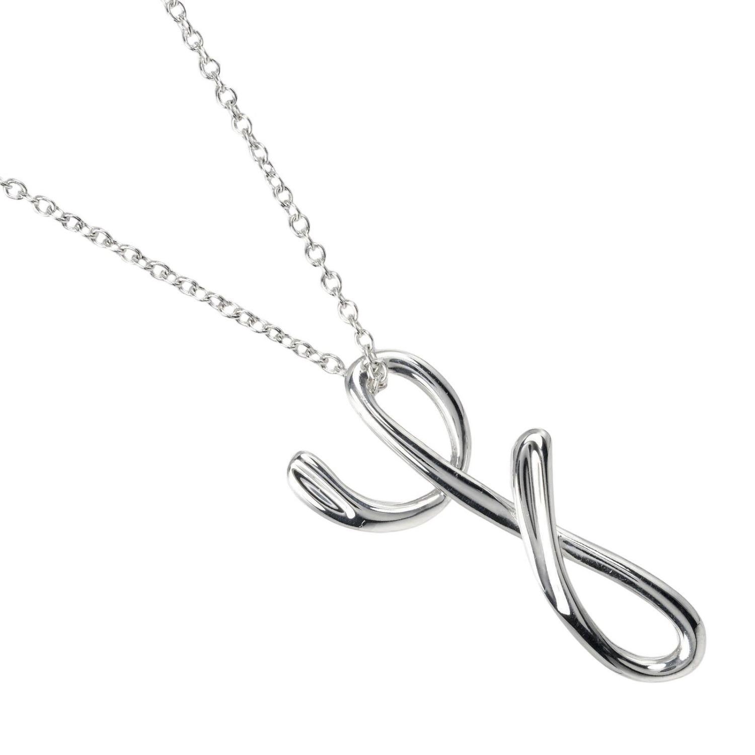 

TIFFANY&Co. Letter y Necklace initial y Silver925 2.35g Women Used