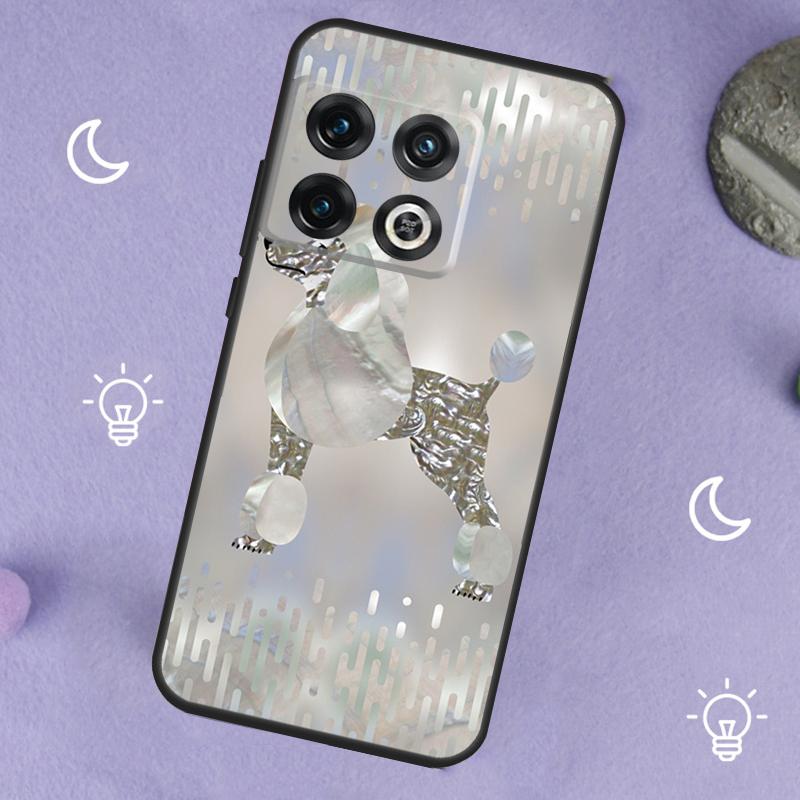 Poodle Dog Cartoon For OnePlus 13T 13R 12R 10R 10T 8T 11 12 13 15 Case For OnePlus Nord 5 CE 2 3 4 Lite N20 N30