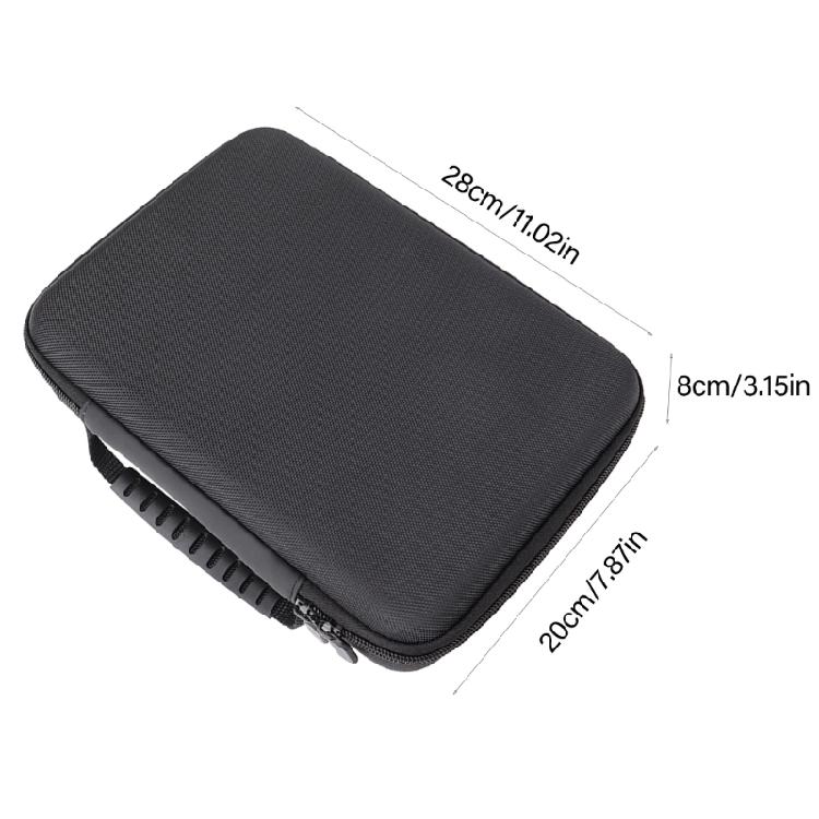 Tragbare Uhrenaufbewahrungskoffer Organizer Sicherer Reißverschluss 8 Fächer Box Beutel für Smartwatch Schmuck Kleine Gegenstände Zubehör