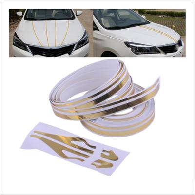 Módní vícebarevná samolepka na pasovou linii z vinylu, nálepka na karoserii auta, pinstripe, aerodynamická, dvojitá linka, páska