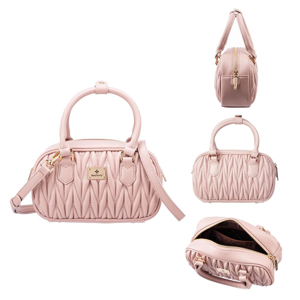 Luxury Women's Large Capacity Pleated Handbag - Fashionable Crossbody & Shoulder Bag