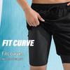 Li-Ning Men's Double-Layer Five-Point Swim Trunks