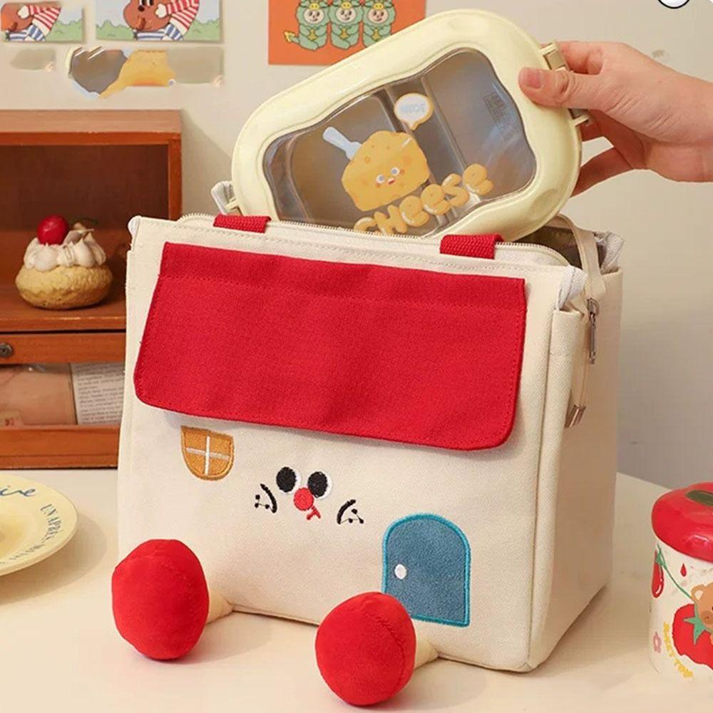 Insulated Ice Pack Lunch Handbag Handheld Thermal Lunch Pouch Insulated Tote Bag  Travel