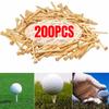 50/100/200Pcs Tees Golf Tees Bamboo Tee Golf Balls Holder 4 Sizes 42mm,54mm,70mm,83mmAvailable Stronger Than Wood Tees Drop Ship