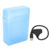 SATA To USB 3.0 Adapter with 2.5in Protective Box Blue Connecting External Drive LED Indicator