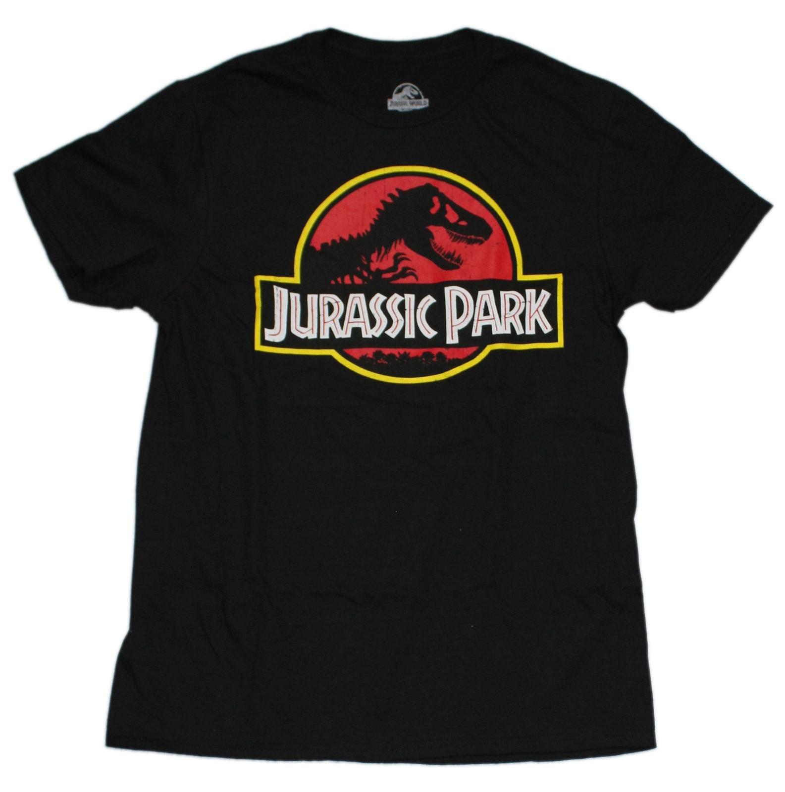 Jurassic Park Mens T-shirt Classic Crisp Logo S