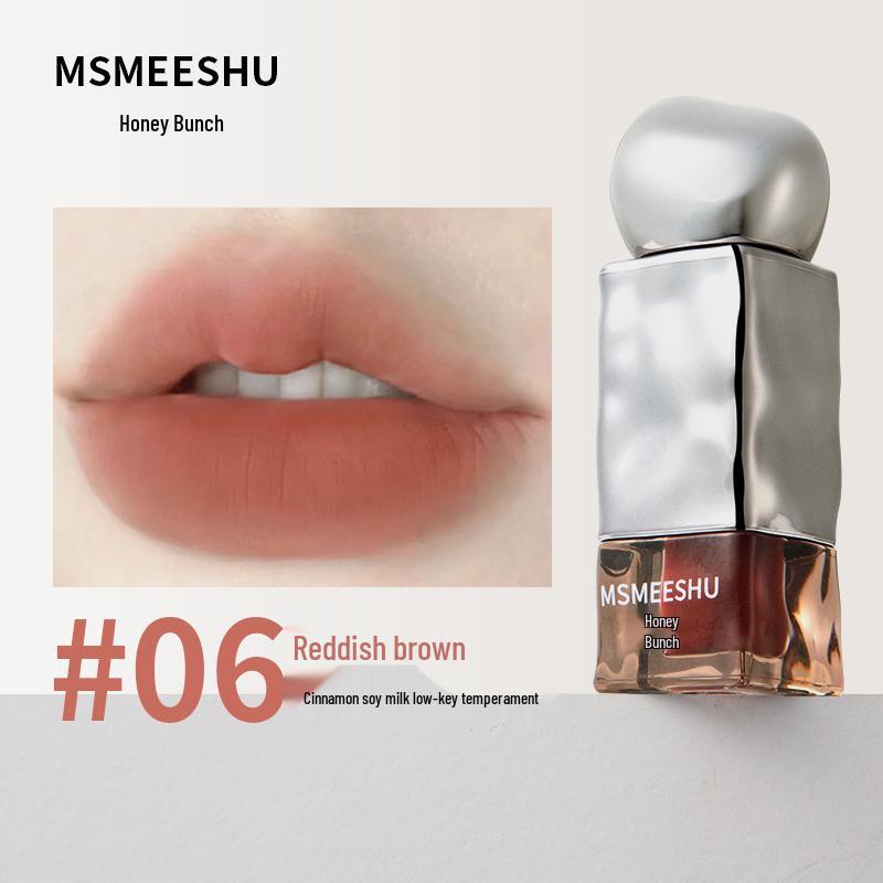 

Honey Beam Long-Lasting Velvet Matte Lip Glaze – Non-Stick, Foggy Finish, Whitening Effect, Universal for Students.