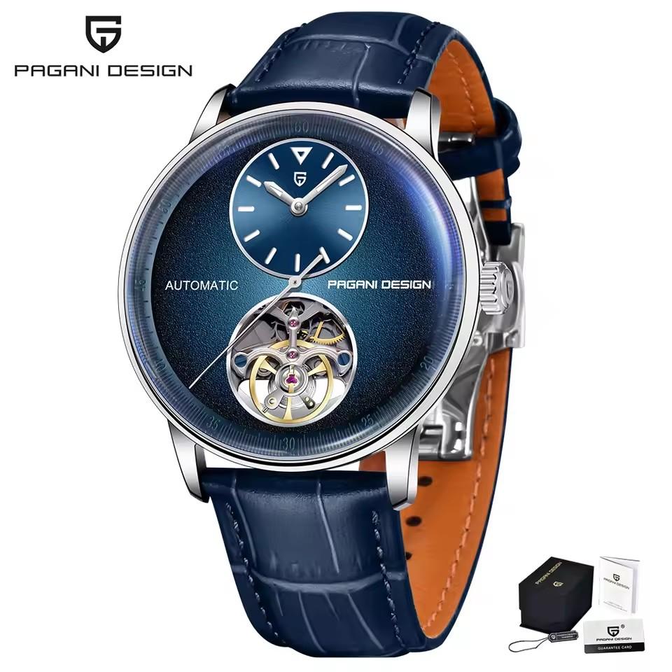 PAGANI DESIGN Skeleta Tourbillon Pulkstenis Vīriešu