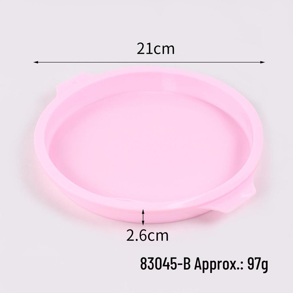 Silicone 3-Hole Round Cake Mold, 4-Inch Multifunctional Baking Pan