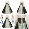 Renaissance Medieval Women's Long Dress Halloween Costume Stage Performance Retro Clothing