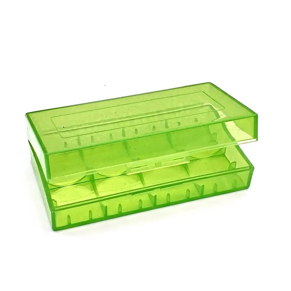 18650 16340 Batteriefach Halter Box Aufbewahrung Farbe Optional Blau/Rosa/Weiß/Grün/Gelb Fassung für 2 Stück 18650/4 Stück 16340 Batterien
