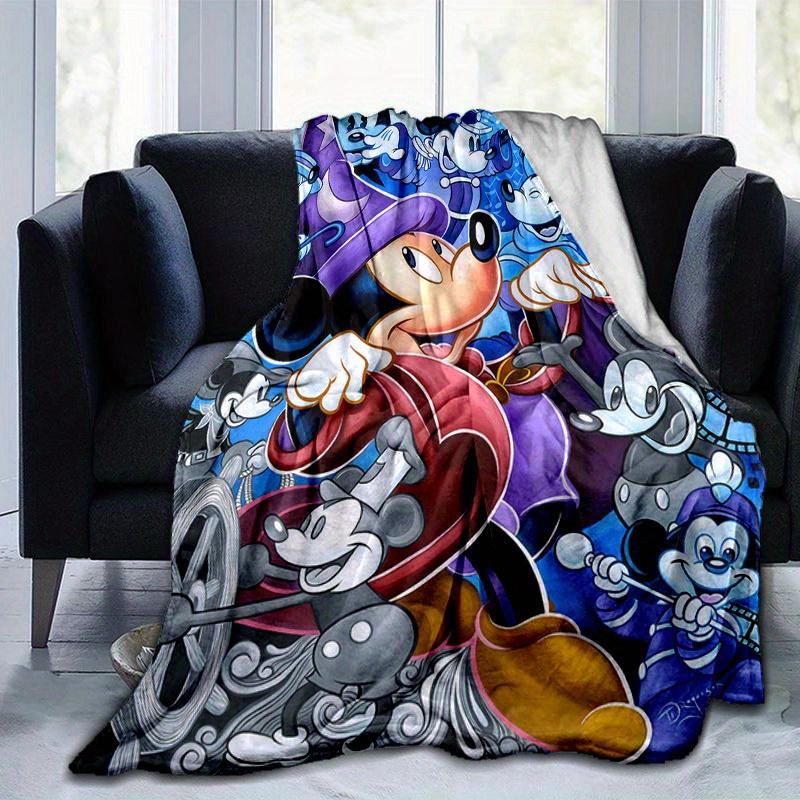 1pc. Cartoon Mickey Mouse Blanket, Seasonal Home Decor Gift for Friends and Family, Soft Throw Blanket for Couch, Bed, or Car, Perfect for A