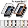Bling PC Pusta Osłona Etui Dla Huawei Band 11 Diamentowe Kryształowe Etui Twarda Pokrywa Inteligentna Ochronna Obudowa Zegarka Modny Zderzak