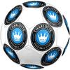 Charlotte FC Size 5 Soccer Ball, Machine-Stitched PVC, Durable & High Bounce, All Ages Fit, Fan Merchandise, Matches & Outdoor Use.