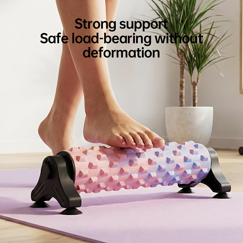 Foam Roller with Stand for Yoga Pillar, Fitness Roller for Muscle and Fascia Relaxation, Post-Workout Leg and Back Massager, Relieves Muscle Soreness