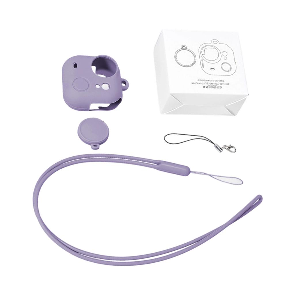 Secure Flexible Silicone Protector Case For 360 Go Ultra Cover Thumb Sized Camera With Lens Cap
