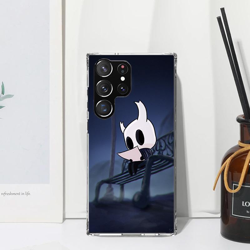 Hollow Knight Cartoon Phone Case For Samsung Galaxy S25 S24 S23 S22 Ultra S21 FE S20 Plus S10 + S10E Art Fundas Back Cover S24 S