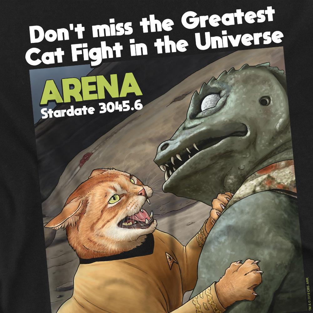 Star Trek Unisex Adult Cat Fight T-Shirt