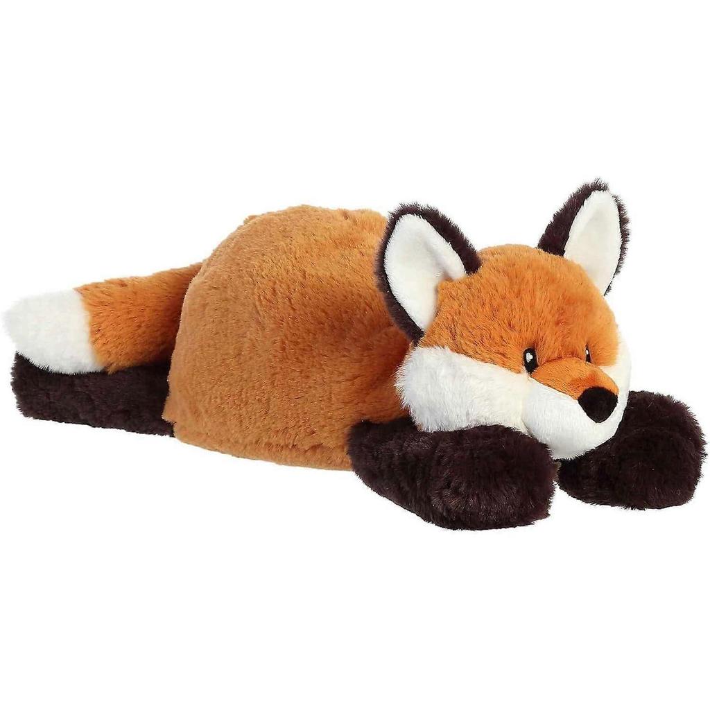 Fox plush toy  a soft and cuddly character perfect for a cozy hug  ideal for bedtime, naps, and children of all ages  18-inch orange