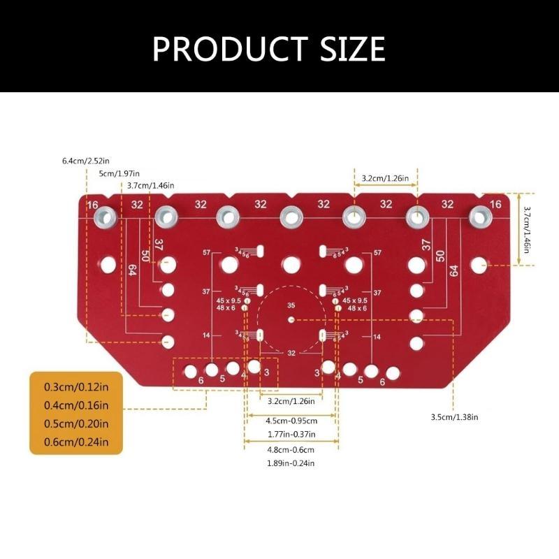 35mm Concealed Hinges Drilling Jig Guide Hinges Hole Drilling Guide Woodworking Tool Hole Opener Locator