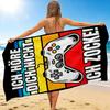 1Pc Video Game Controller Beach Towel, Quick Dry, Multi-Use for Beach Pool Gym Yoga Home Travel, Christmas, Halloween, Xmas Gift M928101