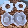 Pendants Silicone Mold Keychains Resin Mold Four Leaf Clovers Epoxy Mold for Casting Chocolate Holders Home Decors