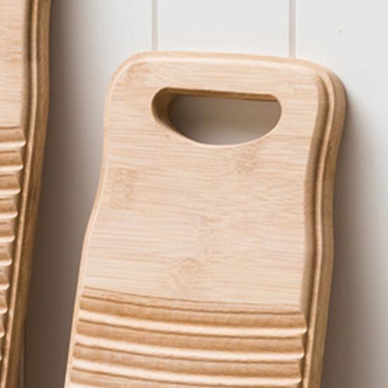 Asse per lavare Design tradizionale Antiscivolo Risparmia fatica Tipo di sospensione durevole Foro per lavare la biancheria Maniglia Rettangolare Asse per lavare la biancheria in legno per la casa