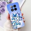 Soft Liquid Silicone Back Cover For Xiaomi Redmi Note 14 Pro Plus Phone Case Marble Gothic Style Bumper For Redmi Note 14 4G 5G