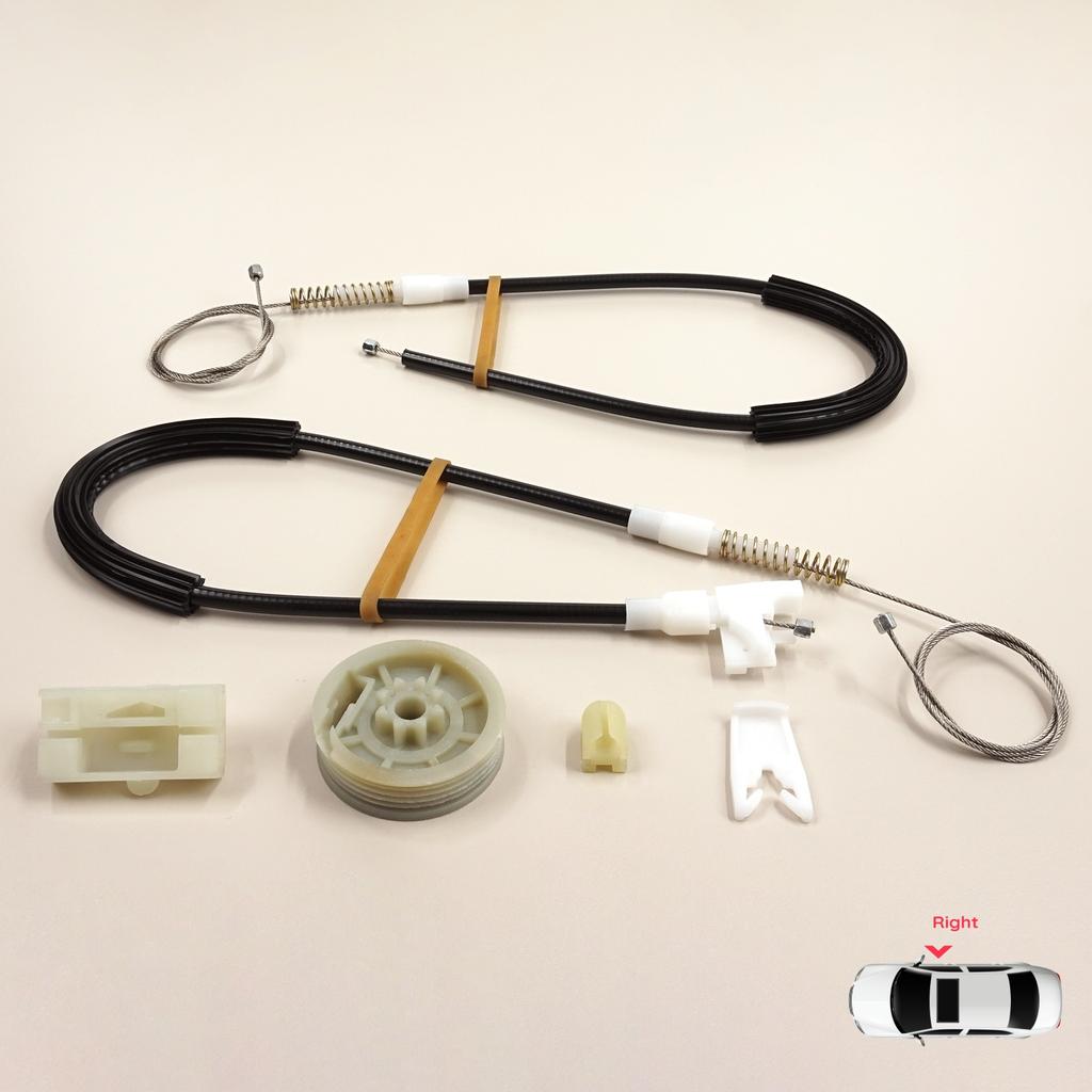 EWR297 Zestaw Naprawczy Podnośnika Szyby Drzwi Prawych do Renault Megane MK1 X64 DA0/1 Coupe 1996-2003 2/3 Drzwi 7700834393