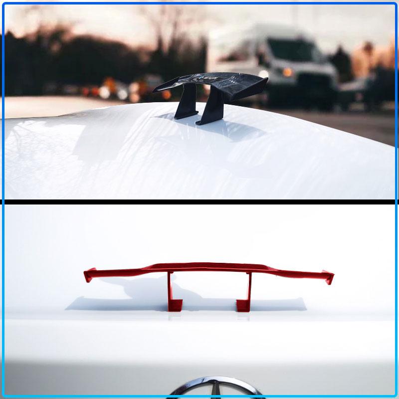 Car Rear Spoiler Mini Spoiler Wing Small Tail Emblem Sticker Decoration For BMW M Performance 1 3 5 7 Series M3 M4 M5 M6 X1 X3 X5 X6 X7 E30 E34 E36 E4