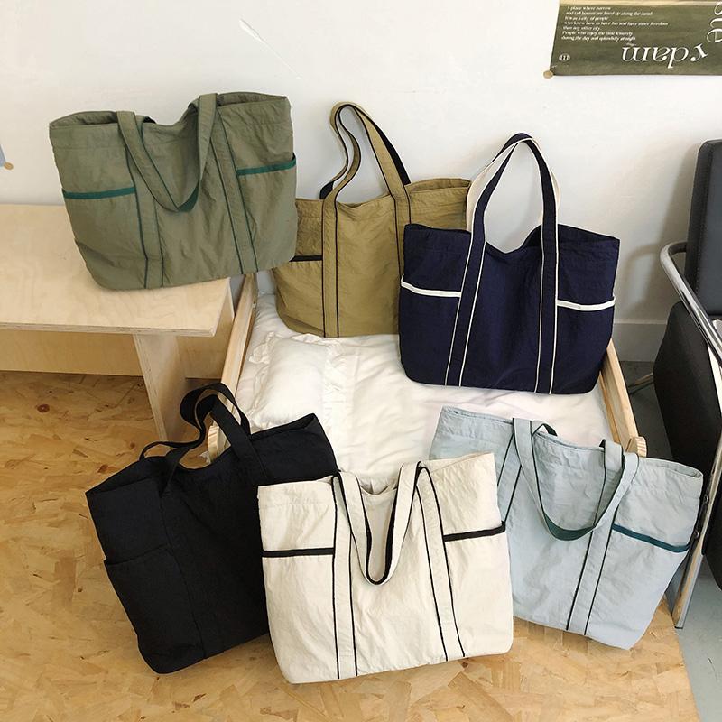 Nylon Tote Bag Large Capacity Women's Shoulder Bag Commuter Shopping Bag Handbag