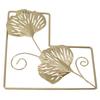 Gold Leaf Metal Wall Decor Iron Wall Decoration Nordic Wall Hanging Decor for Living Room Bedroom