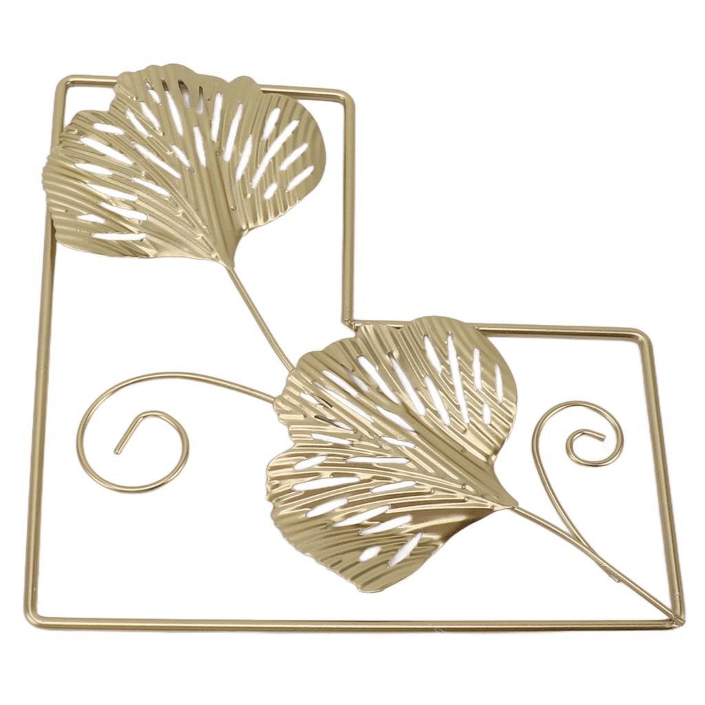 Gold Leaf Metal Wall Decor Iron Wall Decoration Nordic Wall Hanging Decor for Living Room Bedroom