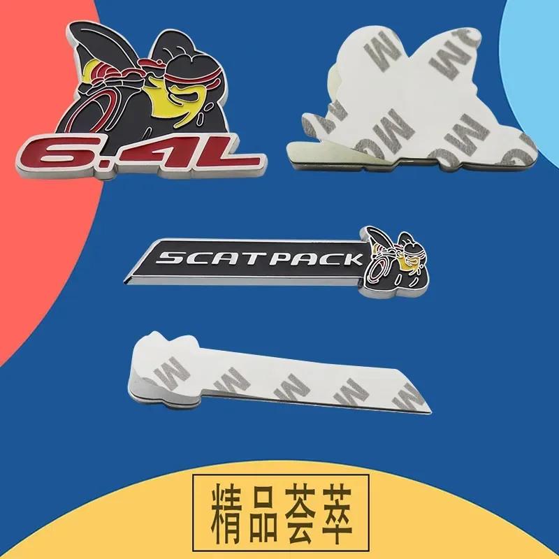 3D Premium for 6.4L Super Bee car Fender trunk Emblem Badge Sticker