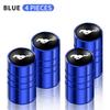 New 2026 Car Sticker 4pcs Car Wheel Air Valve Stem Cover Caps For Ford Mustang Shelby GT Fender Zapatillas Miniatura Gt 2015 201