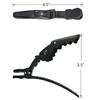 6-12PCS New Salon Tools Hairdressing Smooth Crocodile Clip Hair Clip Hair Perm Hair Dye Plastic Duckbill Clip Hair Dye Clip