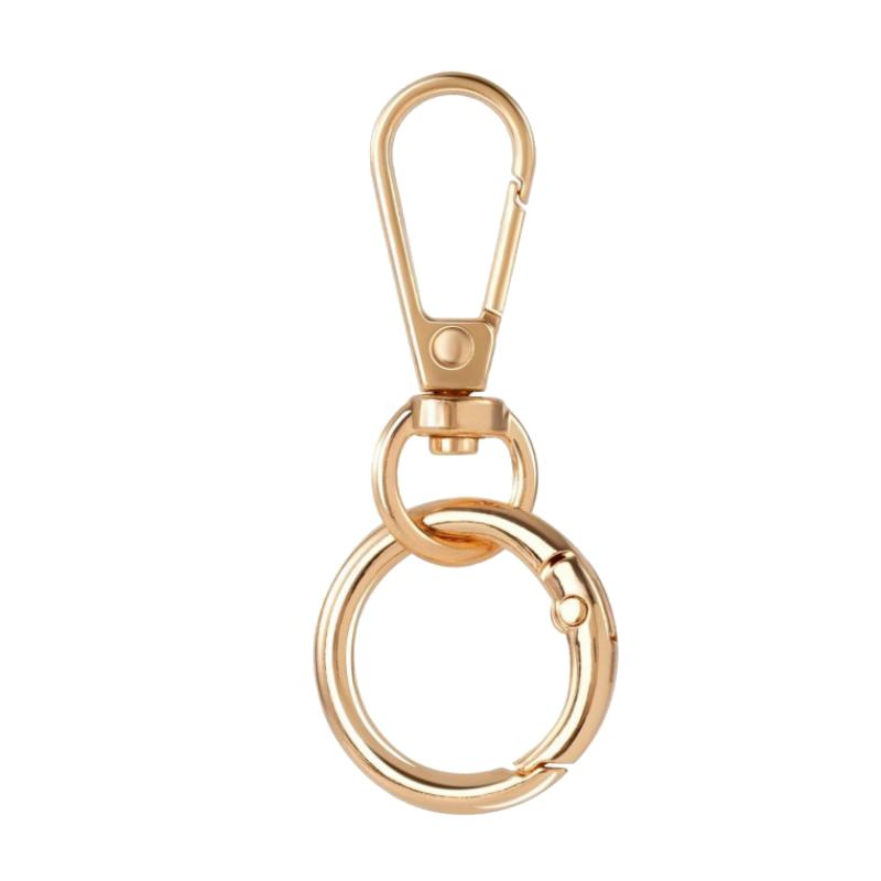 1/3/5Pcs Swivel Clasp Clip Metal Connecting Buckle Snap Hooks Double Opening Key Chain For Diy Crafts Lanyard Accessories