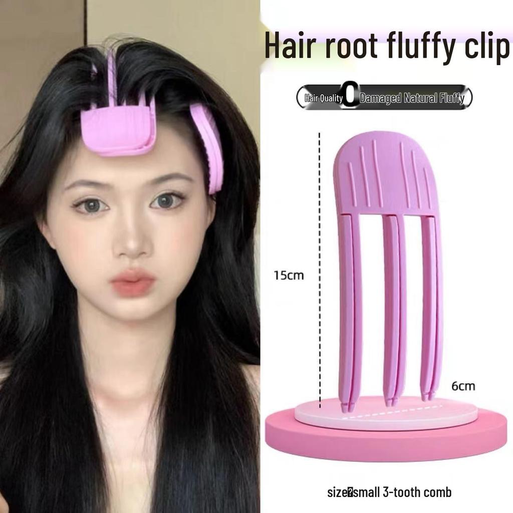 Hřeben pro tvarování vlasů na temeni a klip pro nadýchanou ofinu - Bezchybně tvaruje kořínky pro líné dny