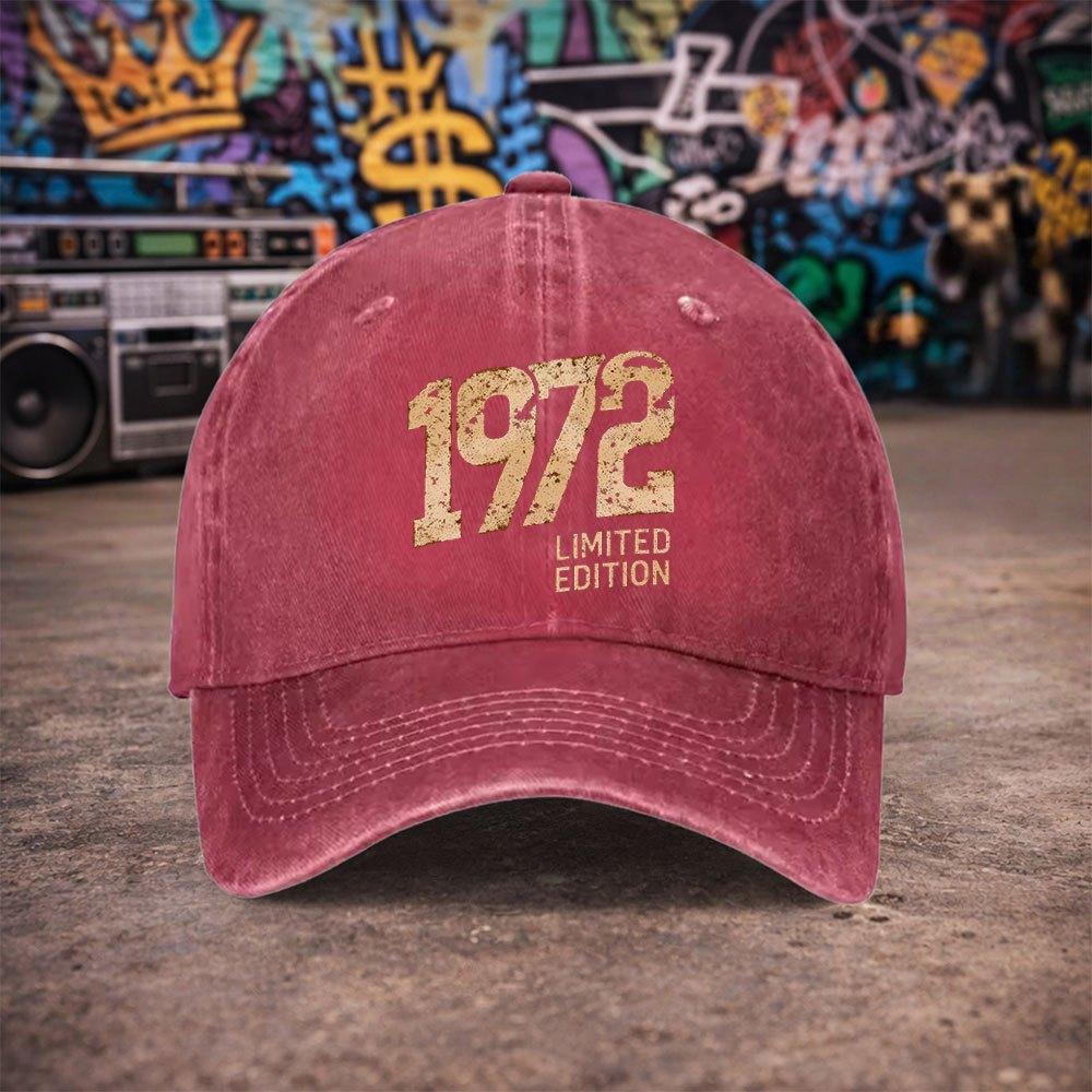 pc Unisex Limited Edition Vintage Washed Baseball Cap UnisexS Trendy Hat Versatile Duckbill Cap Fun Print Unique Bir
