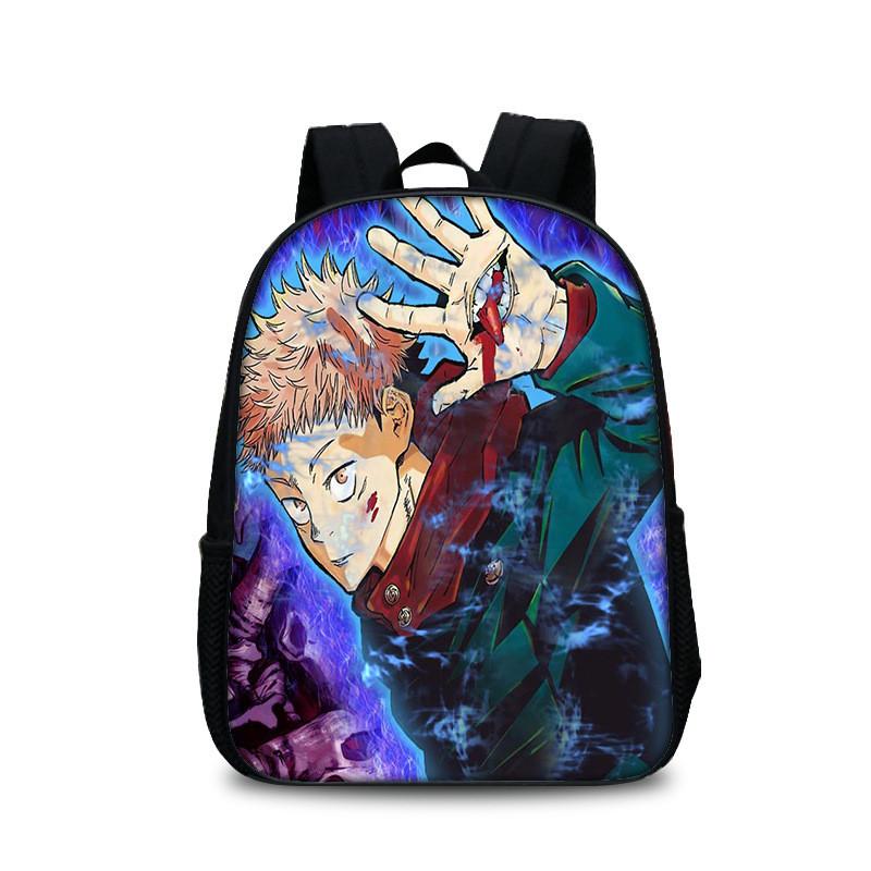Jujutsu Kaisen Backpack With Polyester Material And Spacious Design For Students And Daily Use